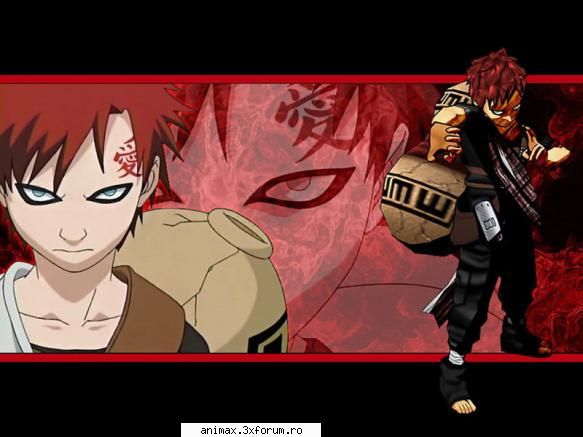 Care este personajul vostru preferat? - Al meu este Gaara - Naruto