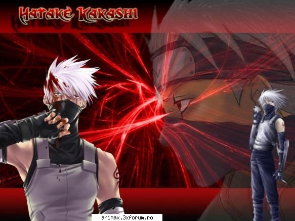 Kakashi Hatake - OARE DE CE E PLIN DE SANGE?SPRE CA NU A OMORAT PE - Naruto