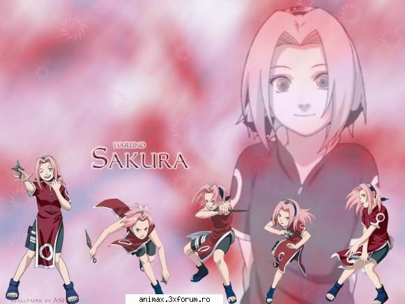 Sakura Haruno - bine,domnisoara sakura este starul acestui topic - Naruto