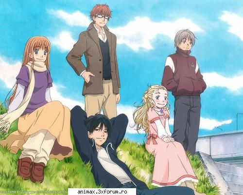 honey and clover - niste studenti isi duc viata normala.dar in - Alte  anime-uri